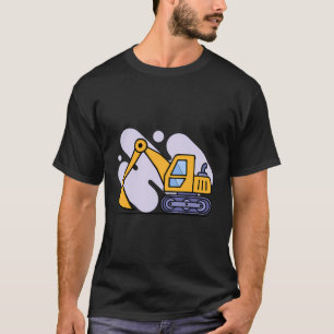 Cool Toys Kids Children Excavator T-Shirt