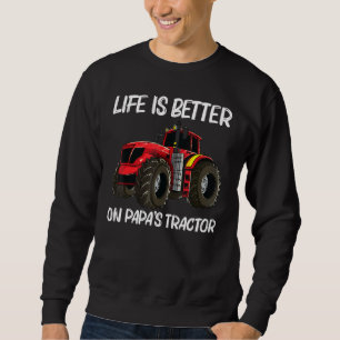 Cool Tractor For Boys Kids Big Farming Vehicle Tru Sweatshirt
