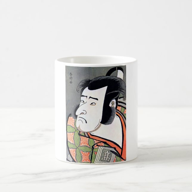 Cool Traditional Oriental Japanese Samurai tattoo Coffee Mug (Center)