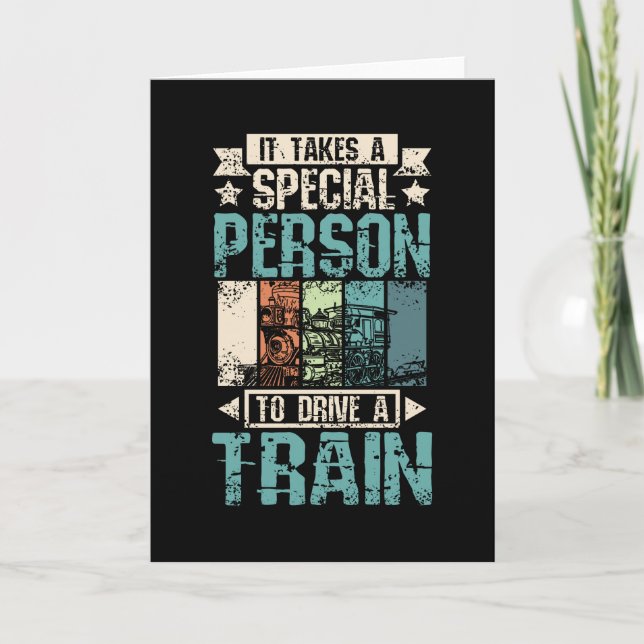 Cool Train Driver Card (Front)