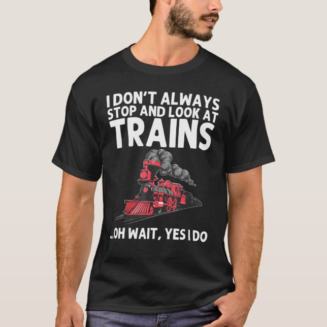 Cool Train For Men Women Railroad Public Transport T-Shirt (Front)