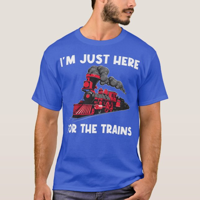 Cool Train Gift For Men Women Railroad Public T-Shirt (Front)