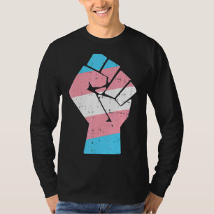 Cool Transgender Fist Pride Rights  Lgbt Transexua T-Shirt
