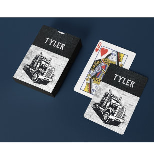 Cool Transport Truck Name Equipment Playing Cards