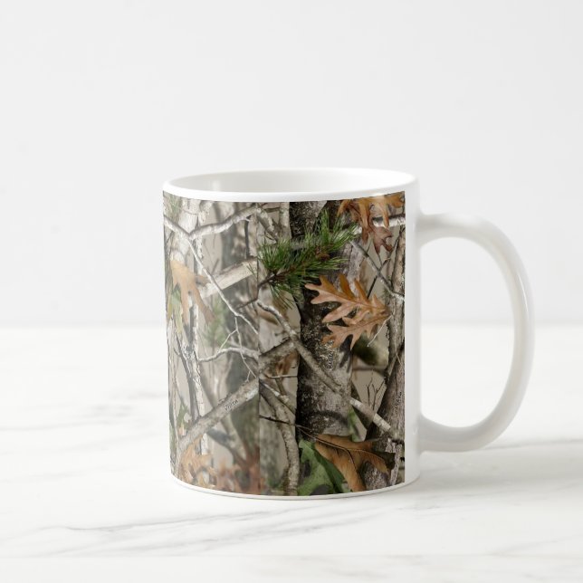 Cool Tree Camo Real Camouflage Coffee Mug (Right)