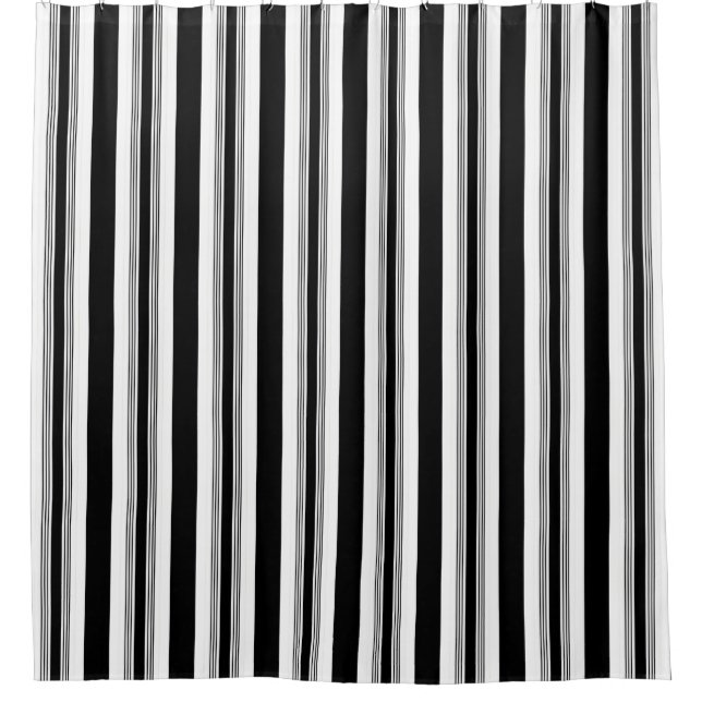 Cool Trendy Black And White Vertical Striped (Front)