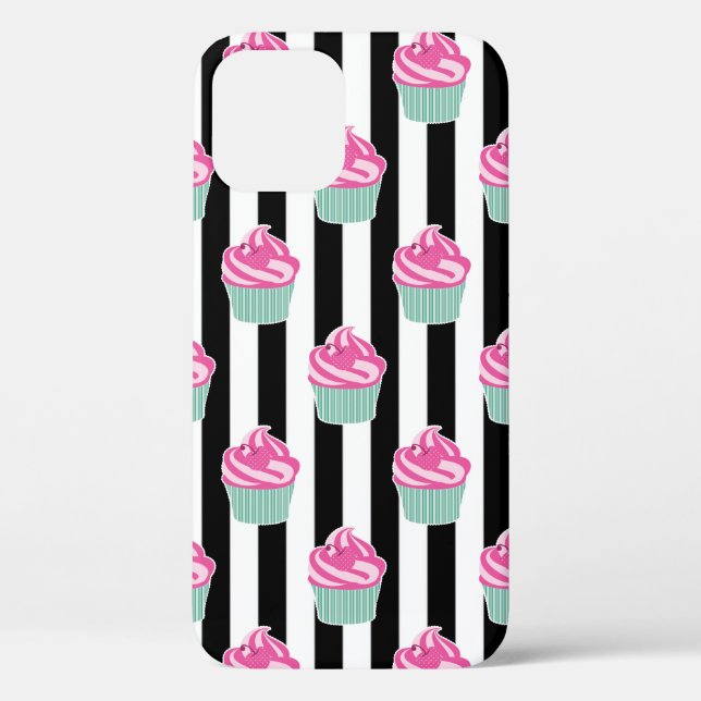 Cool Trendy Bleck and Withe  Case-Mate iPhone Case (Back)