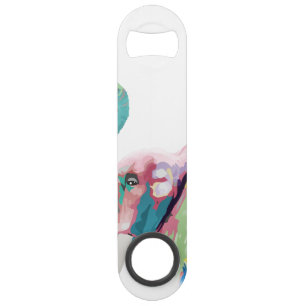 Cool Trendy Colourful Elephant  Speed Bottle Opener