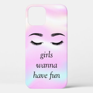 Cool Trendy Faux Lashes Chromatic Case-Mate iPhone 12 Case