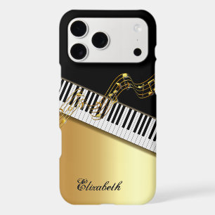 Cool Trendy Gold Notes,Piano Keys -Personalized