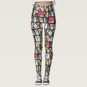 Cool trendy instagram personalized photo callege leggings