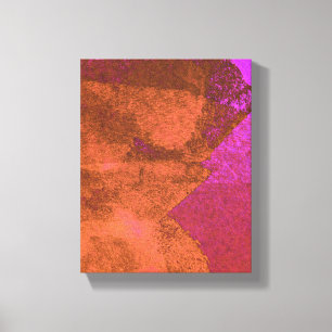 Cool trendy Madrid Abstract Modern Design Canvas Print