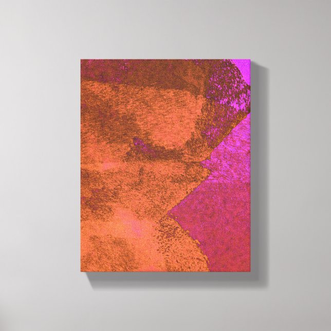 Cool trendy Madrid Abstract Modern Design Canvas Print (Front)
