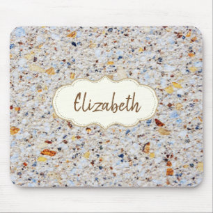 Cool Trendy, Marble,Stone Frame -Personalized Mouse Pad