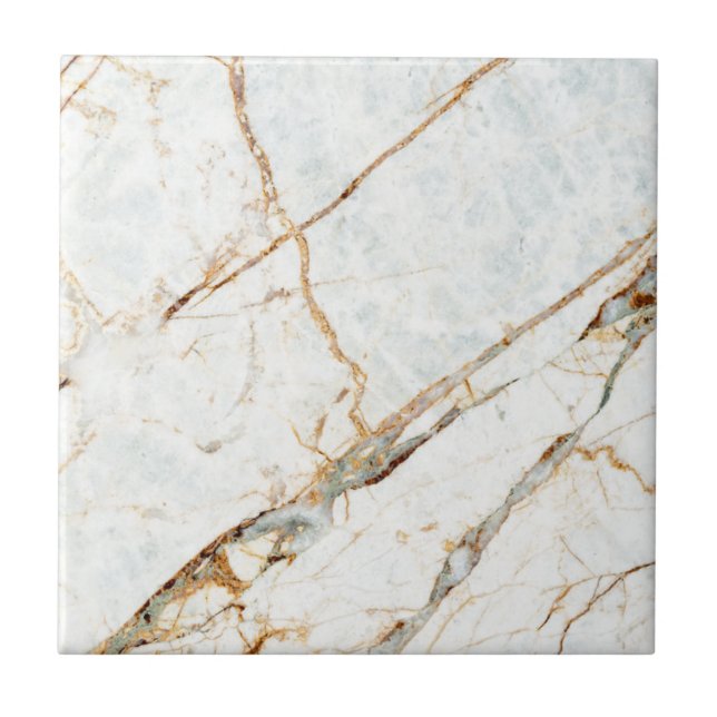 Cool Trendy Marble Stone Texture Pattern Tile (Front)