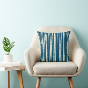 Cool trendy modern minimalist abstract stripes throw pillow