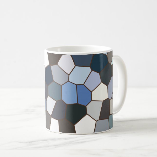 Cool Trendy Modern Pattern Coffee Mug (Front Right)