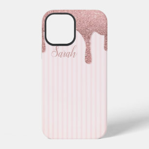 Cool Trendy Pink Glitter iPhone 12 Case