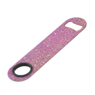 Cool Trendy Purple Glitter Bar Key