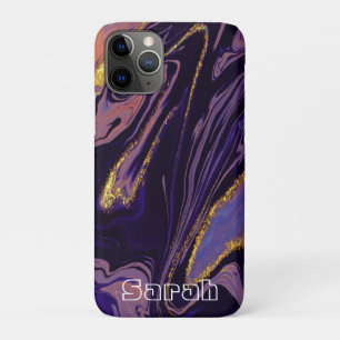 Cool Trendy Purple Marble  Case-Mate iPhone Case