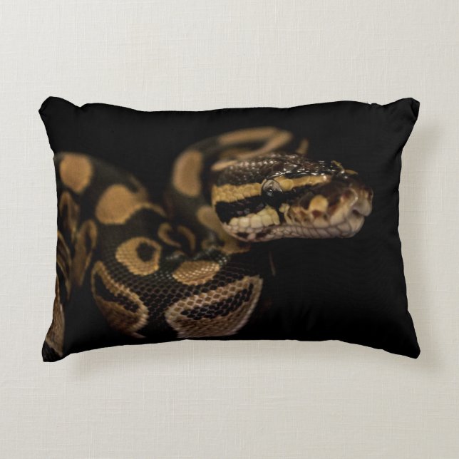 Cool Trendy Snake Decorative Pillow (Front)