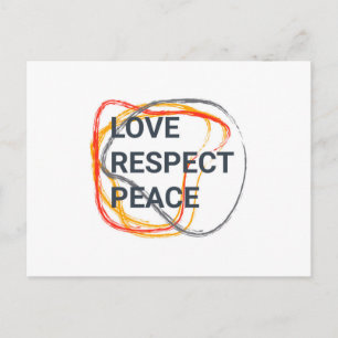 Cool, trendy, urban graphic design of a saying postcard