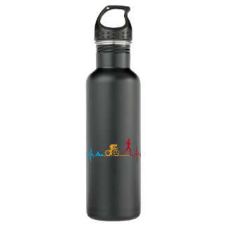 Cool Triathlon Art For Men Women Triathlete Endura 710 Ml Water Bottle