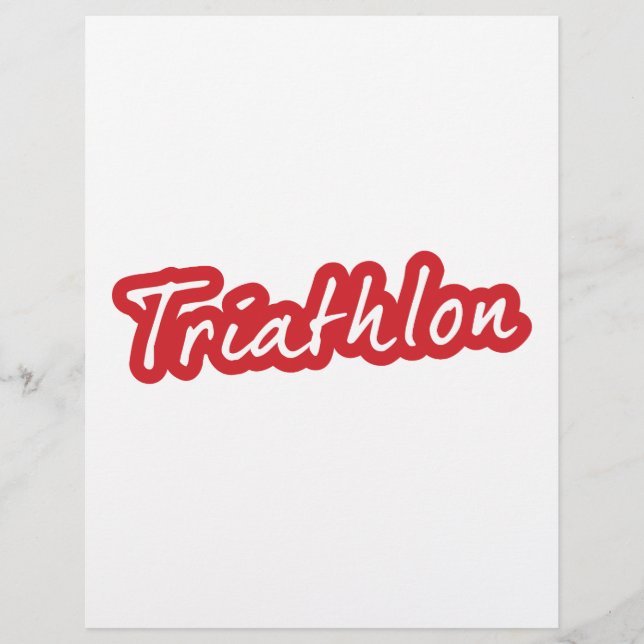 Cool Triathlon design (Front)