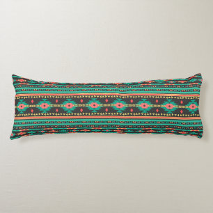 Cool tribal ethnic geometric pattern body pillow