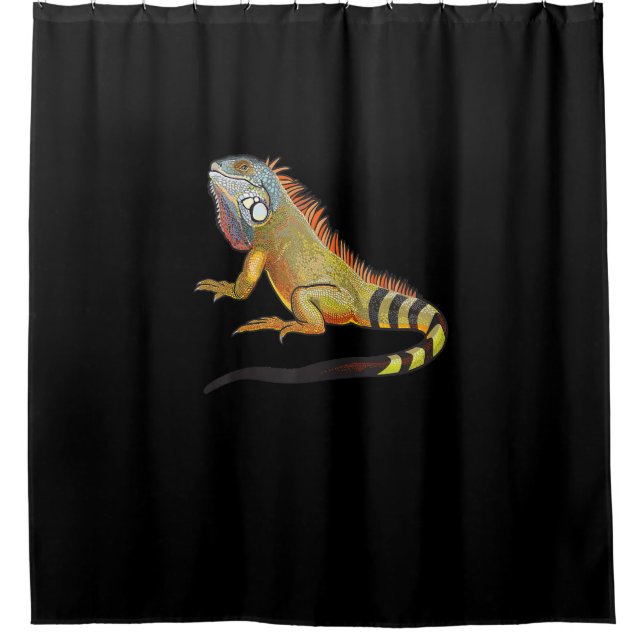 Cool Tropical Iguana Lizard, Pet Gift (Front)