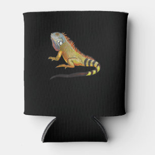 Cool Tropical Iguana Lizard, Pet Gift Can Cooler