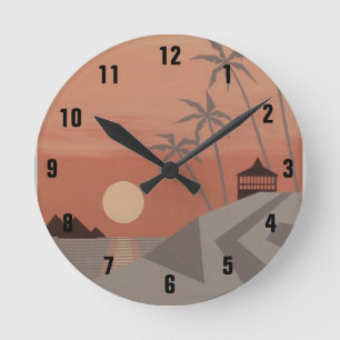 COOL TROPICS clock