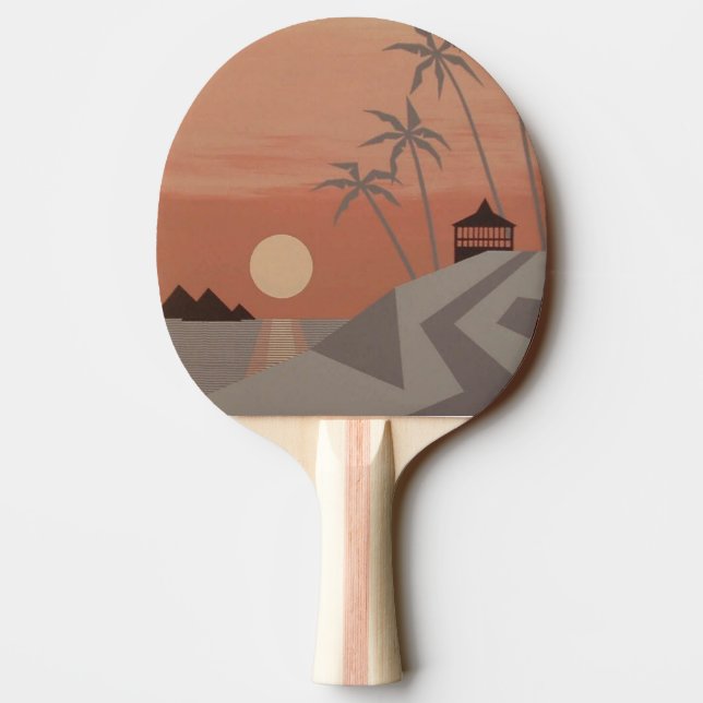 COOL TROPICS Ping-Pong Paddle (Back)