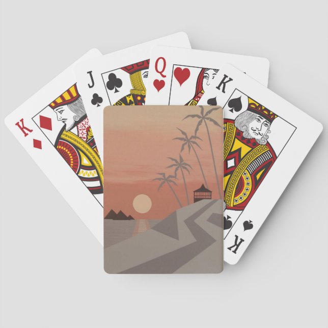 COOL TROPICS playing cards (Back)