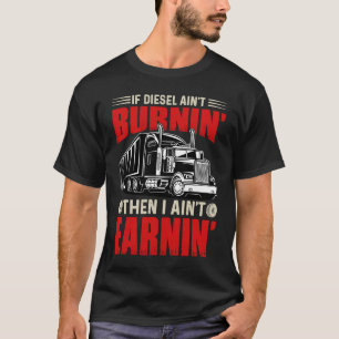 Cool Truck Driver Father Dad Husband T-Shirt