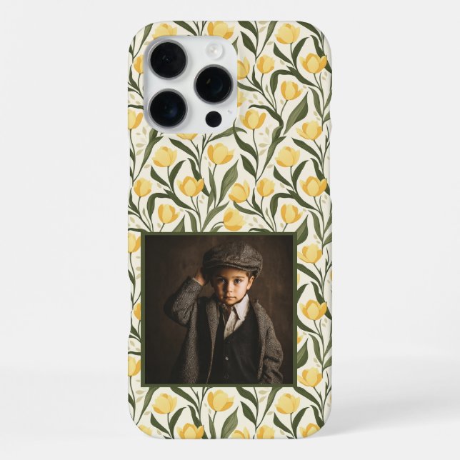 Cool Tulip  Custom Photo Iphone Case (Back)