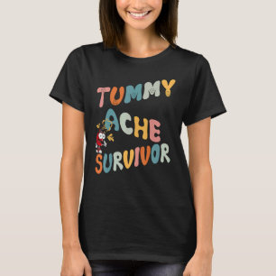 Cool Tummy Ache Survivor Stomachache Irritable Bow T-Shirt