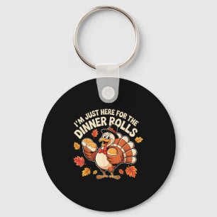 Cool Turkey Lgrim Holding Roll I'm Just Here For T Keychain