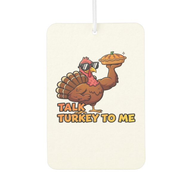 Cool Turkey Thanksgiving Funny Classic T-Shirt.png Air Freshener (Front)