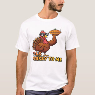Cool Turkey Thanksgiving Funny Classic T-Shirt.png T-Shirt