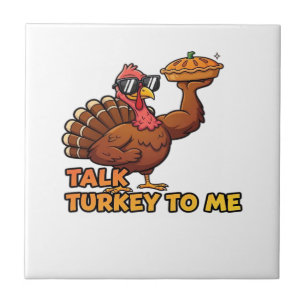 Cool Turkey Thanksgiving Funny Classic T-Shirt.png Tile