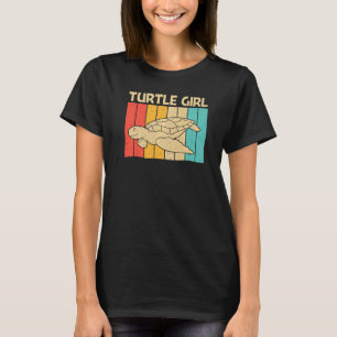 Cool Turtle For Girls Women Sea Turtle Aquatic Ani T-Shirt