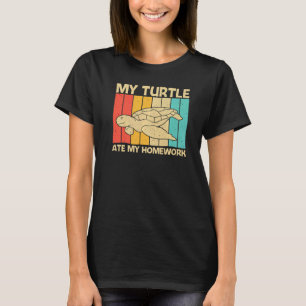 Cool Turtle For Kids Boys Sea Turtle Aquatic Anima T-Shirt