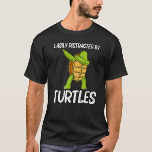 Cool Turtle For Men Women Dabbing Sea Tortoise She T-Shirt