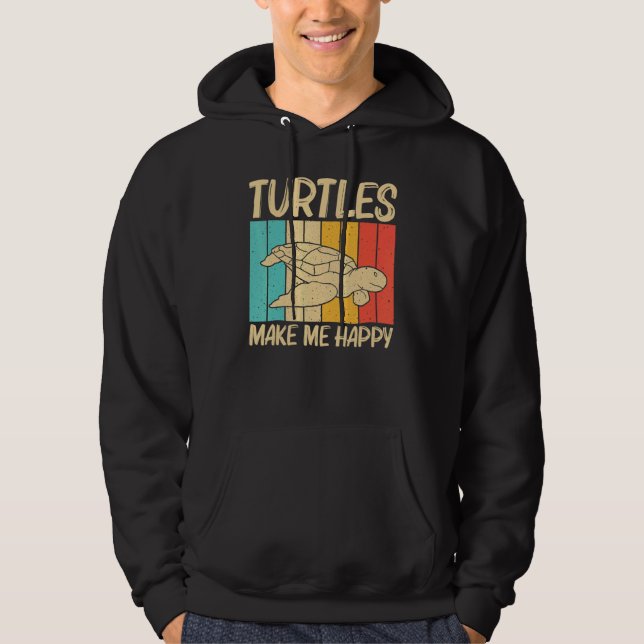 Cool Turtle For Men Women Sea Turtle Aquatic Anima Hoodie (Front)