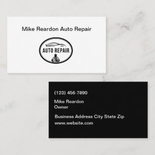 Cool Two Side Car Repair Business Card