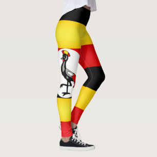 Cool Uganda Flag Fashion Leggings