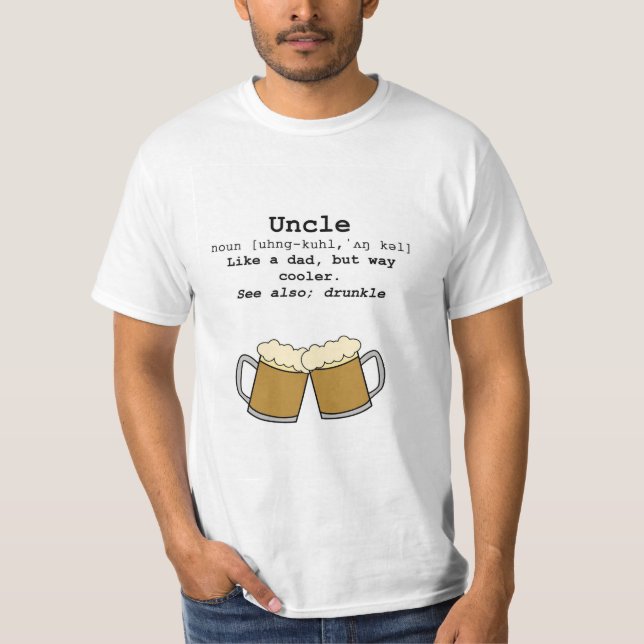 Cool Uncle Definition T-Shirt (Front)