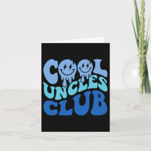 Cool Uncles Club Best Uncle Ever Funny Fathers Day Card