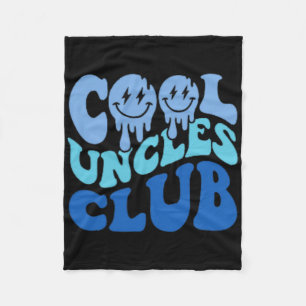 Cool Uncles Club Best Uncle Ever Funny Fathers Day Fleece Blanket